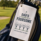 Personalized Golf Towel: Dad's Favorite Foursome – product photo 7