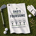 Personalized Golf Towel: Dad's Favorite Foursome - product image 1