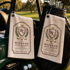 Weekend Golf Society Towel, Personalized Golf Club Towel – product photo 10