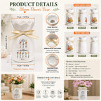 Personalized Family Tree Ceramic Pitcher Vase – product photo 3