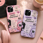 Personalized Playlist Tough Phone Case, Custom Name Music Lover Case