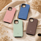 Personalized Polka Dot Phone Case, Custom Initial iPhone Case, Minimal Dot Pattern Case Gift