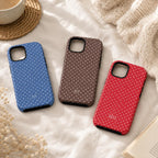 Personalized Polka Dot Phone Case, Custom Initial iPhone Case, Minimal Dot Pattern Case Gift