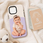 Custom Baby Photo Phone Case, Personalized Kids Picture iPhone Case, Photo Gift For Mom Dad