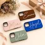 Custom Script Name Phone Case, Personalized Signature iPhone Case, Minimal Name Case Gift