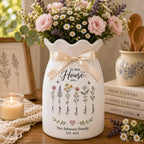 Personalized Family Flower Vase – main product view