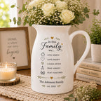 Personalized Family Rules Vase – main product view