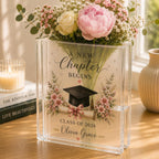 Personalized Graduation Book Vase – main product view
