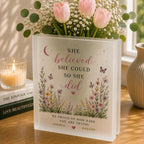 Inspirational Book Vase, Acrylic Flower Vase – product photo 4