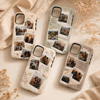 Custom Best Friend Photo Case, Personalized Polaroid Collage iPhone Case, Friendship Gift