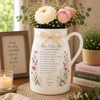 Personalized How I Love You Ceramic Vase – product photo 2