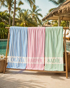 Personalized Striped Beach Towel – product photo 7