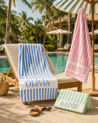 Personalized Striped Beach Towel – product photo 8