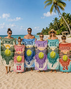 Personalized Tennis Beach Towel – product photo 6