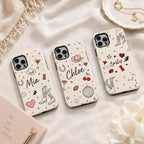 Custom Cowgirl Name iPhone Case, Western Doodle Phone Case, Personalized Gift