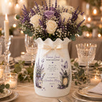 Personalized Memorial Ceramic Flower Vase – product photo 5