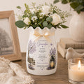 Personalized Grandpa Memorial Ceramic Flower Vase, In Loving Memory Gift, Sympathy Keepsake, Loss of - product image 1