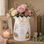 Personalized Mom Memorial Ceramic Pitcher Vase – product photo 10