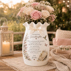 Personalized Granddaughter Ceramic Flower Vase – product photo 4