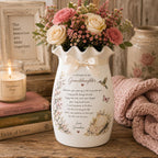 Personalized Granddaughter Ceramic Flower Vase – product photo 9