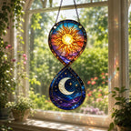 Personalized Sun Moon Suncatcher – product photo 4