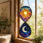 Personalized Sun Moon Suncatcher – product photo 6