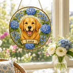 Custom Pet Portrait Glass Suncatcher – product photo 4