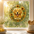 Custom Pet Portrait Glass Suncatcher – product photo 9