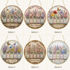 Personalized Grandma’s Garden Stained Glass Suncatcher – product photo 3