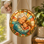 Custom Photo Stained Glass Suncatcher – main product view