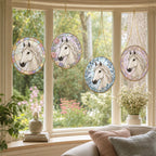 Custom Horse Portrait Stained Glass Suncatcher – product photo 6