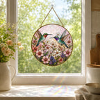 Hummingbird Stained Glass Suncatcher – product photo 5
