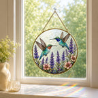 Hummingbird Stained Glass Suncatcher – product photo 8