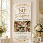 Grandma 80th Birthday Banner – product photo 4