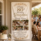 Grandma 80th Birthday Banner – product photo 9