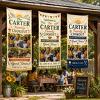 Family Cookout Banner, Personalized Photo Family Reunion Sign – product photo 4