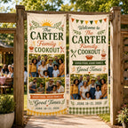 Family Cookout Banner, Personalized Photo Family Reunion Sign – product photo 8