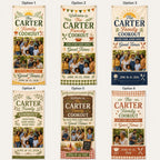 Family Cookout Banner, Personalized Photo Family Reunion Sign – product photo 2