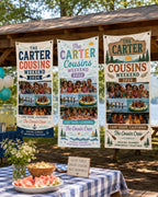 Cousins Weekend Banner, Personalized Photo Family Reunion Sign – product photo 4