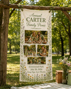 Family Picnic Banner, Personalized Photo Family Reunion Sign – product photo 6