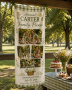 Family Picnic Banner, Personalized Photo Family Reunion Sign – product photo 10