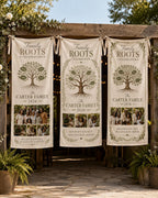 Family Roots Banner, Personalized Family Tree Photo Banner – product photo 4