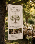 Family Roots Banner, Personalized Family Tree Photo Banner – product photo 8