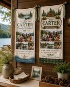 Family Weekend Banner, Personalized Photo Lake Trip Sign – product photo 6