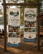 Family Weekend Banner, Personalized Photo Lake Trip Sign – product photo 8