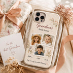 Personalized Grandma Photo Collage Phone Case, Custom Grandkids Picture Gift