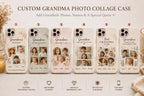 Personalized Grandma Photo Collage Phone Case, Custom Grandkids Picture Gift