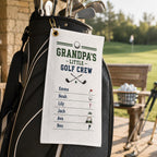 Grandpa’s Little Golf Crew Towel, Personalized Grandkids Golf Towel – product photo 8
