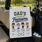 Dad’s Favorite Foursome Golf Towel – product photo 9