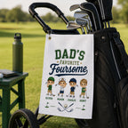 Dad’s Favorite Foursome Golf Towel – main product view
